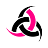 Odins Horn schwarz-pink